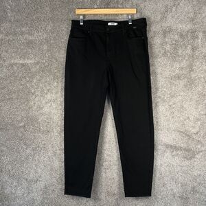 Mavi Cindy Mom Jeans Women's Size 33 X 29 High Waist Black Denim Stitch Fix